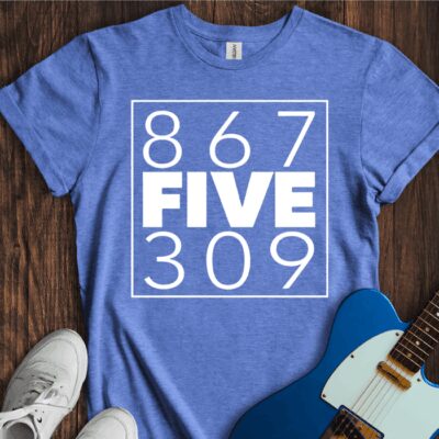 867 FIVE 309 Unisex Cotton Tee
