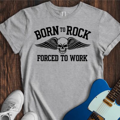 Born To Rock Unisex Cotton Tee