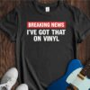 Breaking News (Vinyl) Unisex Cotton Tee