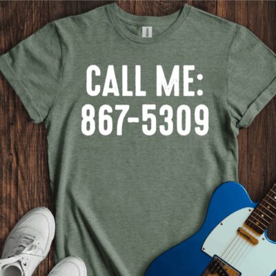 Call Me (867 - 5309) Unisex Cotton Tee
