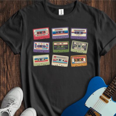 Cassette Camouflage Unisex Cotton Tee