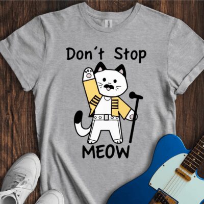 Don't Stop Me-ow! Unisex Cotton Tee