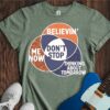 Don't Stop... (Venn Diagram) Unisex Cotton Tee