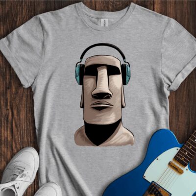 Easter Island Rocker Unisex Cotton Tee