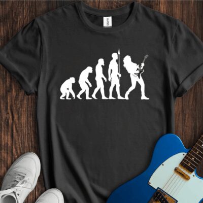 Evolution Of A Lead Guitarist (The Myth) Unisex Cotton Tee