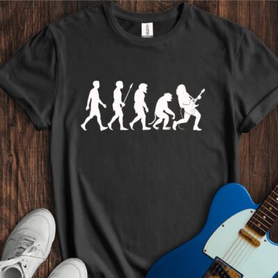 Evolution Of A Lead Guitarist (The Reality) Unisex Cotton Tee