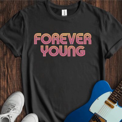 Forever Young Unisex Cotton Tee