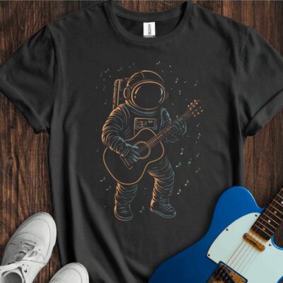 Galactic Guitarist Unisex Cotton Tee