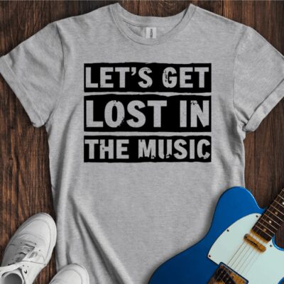 Get Lost In The Music Unisex Cotton Tee