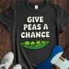 Give Peas A Chance Unisex Cotton Tee