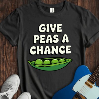 Give Peas A Chance Unisex Cotton Tee