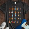 Guitar Camouflage Unisex Cotton Tee