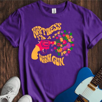 Happiness Is A Warm Gun Unisex Cotton Tee