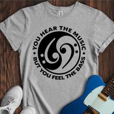 Feel The Bass Unisex Cotton Tee