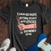 I Drum Because... Unisex Cotton Tee