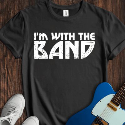 I'm With The Band Unisex Cotton Tee
