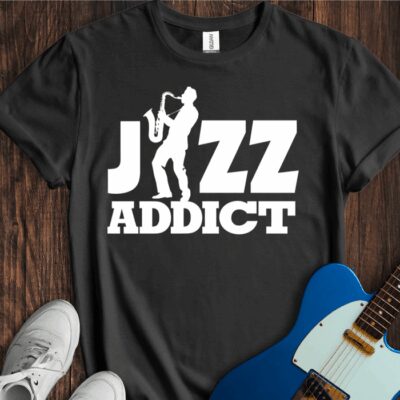 Jazz Addict Unisex Cotton Tee