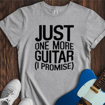 Just One More Guitar... Unisex Cotton Tee
