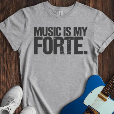 Music Is My Forte Unisex Cotton Tee