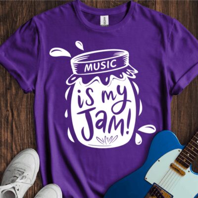 Music Is My Jam Unisex Cotton Tee