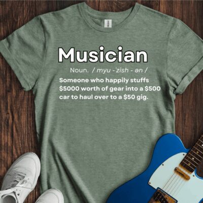 Musician (Definition) Unisex Cotton Tee