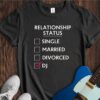Relationship Status (DJ) Unisex Cotton Tee