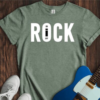 Rock On/Off Unisex Cotton Tee