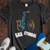 Sax Cymbal Unisex Cotton Tee