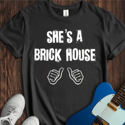 She's A Brick House (III) Unisex Cotton Tee