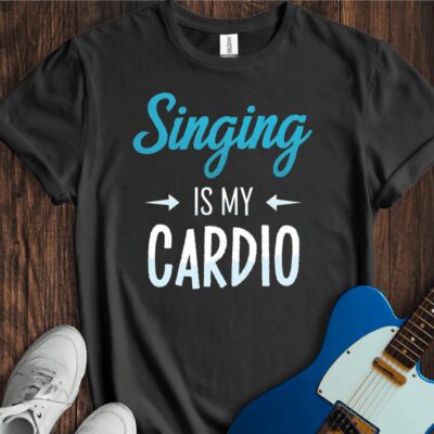 Singing Is My Cardio Unisex Cotton Tee