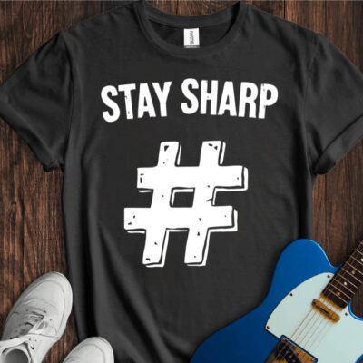 Stay Sharp Unisex Cotton Tee
