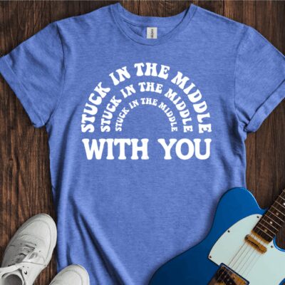 Stuck In The Middle With You... Unisex Cotton Tee