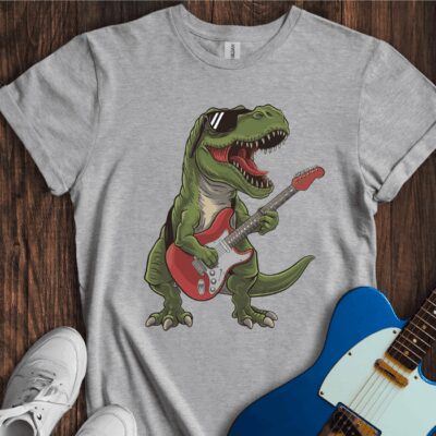T-Rex Rocks Unisex Cotton Tee