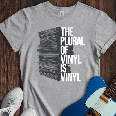 The Plural Of Vinyl Is Vinyl Unisex Cotton Tee