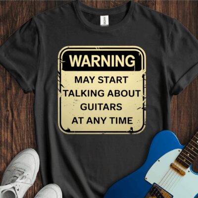 Warning: Guitar Discussion Ahead... Unisex Cotton Tee