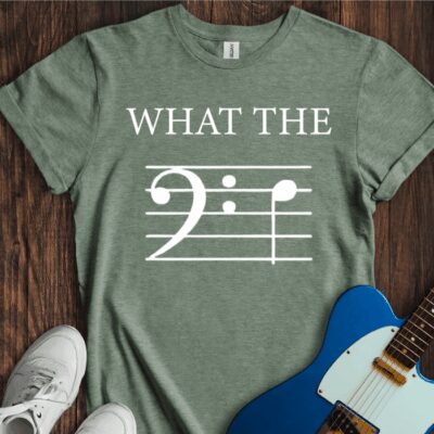 What The F (Bass) Unisex Cotton Tee