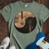 Ying Yang Guitar Unisex Cotton Tee