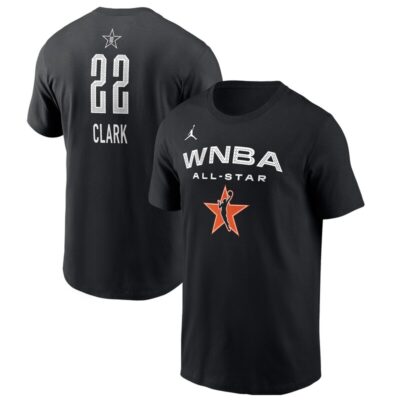 Caitlin Clark Unisex 2025 WNBA All-Star Game Name & Number T-Shirt - Black