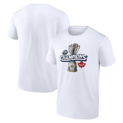 Canada 2025 4 Nations Face-Off Champions T-Shirt - White