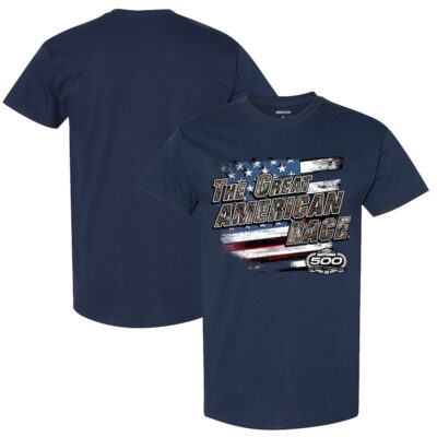 Checkered Flag 2023 Daytona 500 TrueTimber Camo T-Shirt - Navy