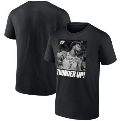 Chet Holmgren Oklahoma City Thunder Unisex 2025 NBA Finals Champions Celebration T-Shirt - Black