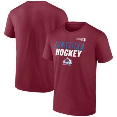 Colorado Avalanche 2025 Stanley Cup Playoffs Breakout T-Shirt - Burgundy