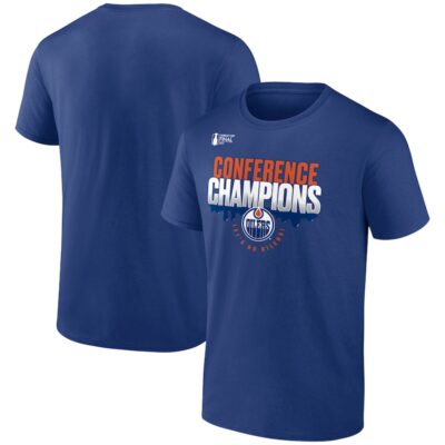 Edmonton Oilers 2025 Western Conference Champions Local Hometown T-Shirt - Royal