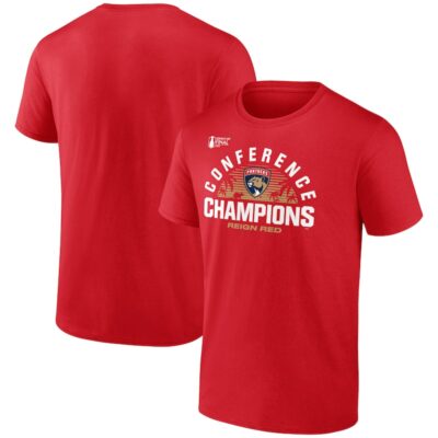 Florida Panthers 2025 Eastern Conference Champions Local Hometown T-Shirt - Red
