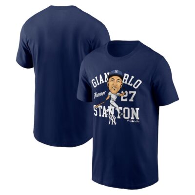 Giancarlo Stanton New York Yankees Hometown Caricature T-Shirt - Navy