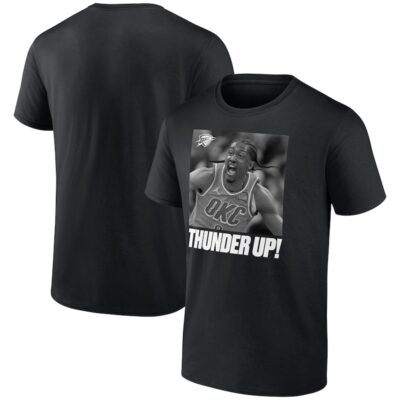 Jalen Williams Oklahoma City Thunder Unisex 2025 NBA Finals Champions Celebration T-Shirt - Black