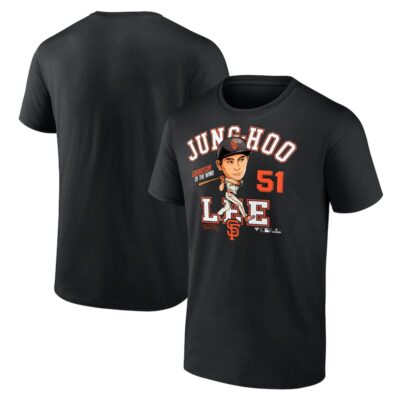 Jung Hoo Lee San Francisco Giants Hometown Caricature T-Shirt - Black