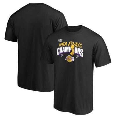 Los Angeles Lakers 2020 NBA Finals Champions Shot Clock T-Shirt - Black