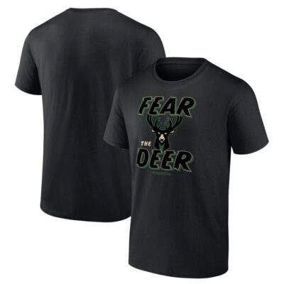 Milwaukee Bucks Hometown Collection Fear The Deer T-Shirt - Black