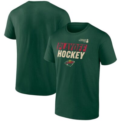 Minnesota Wild 2025 Stanley Cup Playoffs Breakout T-Shirt - Green